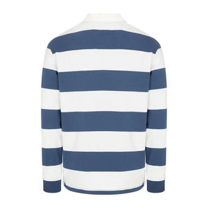 Chemises polo de rugby à manches longues en coton rayé pour hommes, style old school, vêtements de rugby et de football, designs personnalisés, vêtements de sport pour adultes - Product Image 2