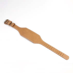 Ceintures en cuir véritable avec logo personnalisé et rembourrage pour squats et entraînements de musculation intensifs, hommes et femmes - Product Image 1