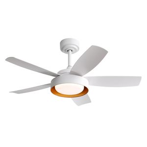 Ventilatore da Soffitto Bianco da 42 Pollici con Luce LED 22W e Telecomando, 6 Velocità del Vento, Motore DC Reversibile per Camera da Letto - Product Image 2