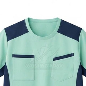 Nursing Department Uniform O-Neck <b>Scrub</b> <b>Tops</b> Short Sleeve Medical Workwear Suitable for Hospital Healthcare and Clinical Teams - Product Image 5