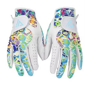 Gants de golf pour homme 2026, main droite, en cuir de mouton de qualité supérieure, respirants, légers, antidérapants, motif tendance - Product Image 1