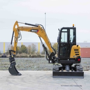 Mini-excavatrice sur chenilles Sany d'occasion, machine compacte à prix abordable, moteur performant, commande hydraulique fluide pour multiples tâches - Product Image 4