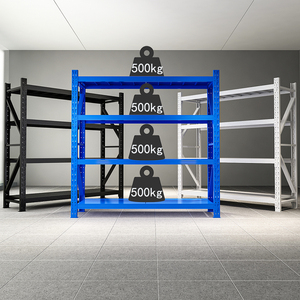 Nhà để xe kệ kho lưu trữ Kệ công nghiệp kim loại giá trung bình nhiệm vụ xếp chồng Kệ boltless Kệ Kệ thép kệ - Product Image 4