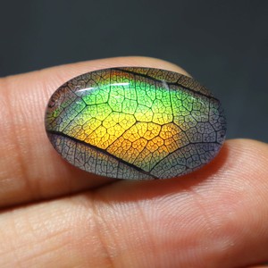 Monarch Opal Doublet Gemstone Rainbow <b>Fire</b> Opal Handmade <b>Stone</b> Jewelry <b>Fire</b> Opal Doublet Monarch Style Ring for Jewelry Making - Product Image 3