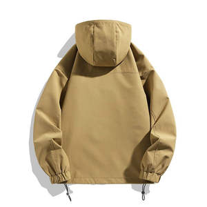 Conjunto de dos piezas informal ligero para hombre, estilo patchwork, cortavientos, chándal urbano de nailon, chaqueta con cremallera y pantalones. - Product Image 5