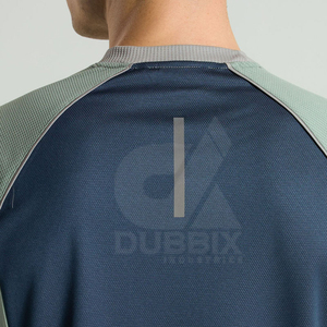 Nouvel ensemble de t-shirts décontractés et sportifs pour hommes, tricotés, respirants, à manches courtes, coupe oversize, avec logo uni sur le devant, collection été 2026, marque tendance - Product Image 5