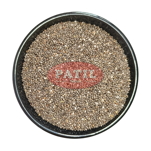 Graines de Chia Entières Salvia hispanica Ingrédient Alimentaire Naturel Patil Foods India - Product Image 1