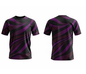 High Performance Sublimation T-Shirts Sweat Wicking Material | <b>Men</b> Women Youth Sizes | Lightweight Quick Dry Training Sportswear - Product Image 2