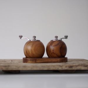 Exclusive Handmade Wooden <b>Salt</b> And Pepper <b>Shaker</b> For Luxury Hospitality And Fine Dining Experience - Product Image 1