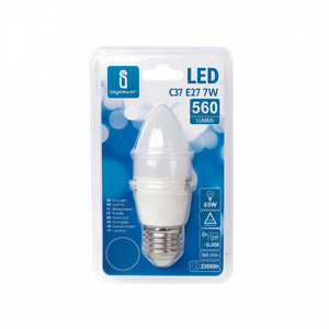 Lampadina LED C37 E27 7W 6400K Luce Diurna 560 Lumen Durata 25000H - Product Image 2
