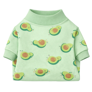 <b>Dog</b> Pajamas Onesie Avocado Print Soft Stretch Pet Sleepwear Cozy Breathable All Season Nightwear For Small Medium <b>Dogs</b> Indoor - Product Image 6