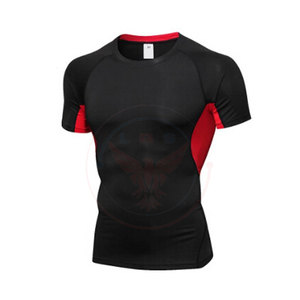 T-shirts de sport slim fit pour hommes, polyester/coton, écologiques, respirants, séchage rapide, meilleure qualité, prix imbattable, très demandés - Product Image 2