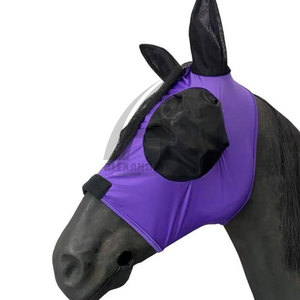 Máscara antimoscas de verano de alta calidad para carreras de caballos, malla/poliéster, color personalizado, ALEXANDRIA INDUSTRIES - Product Image 4