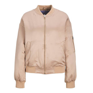 Veste en satin pour femmes de haute qualité personnalisable, style tendance, prix de gros, respirante, séchage rapide, service OEM - Product Image 3