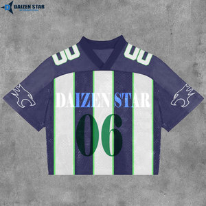 Camiseta de Fútbol Ligera de Malla Transpirable de Secado Rápido, Manga Corta, Estampada, Ropa de Entrenamiento de Fútbol, Diseño Personalizado - Product Image 2