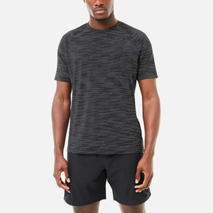 Ensemble short et t-shirt pour homme, séchage rapide, Spandex/Coton, streetwear, jacquard, design personnalisé, manches courtes, été, décontracté, uni, sport - Product Image 6