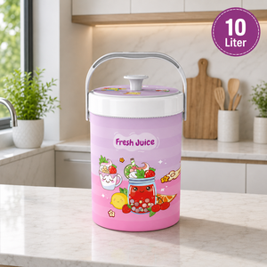 Seau à glace en plastique de qualité alimentaire Nandos Premium 10L, couleur violette, surface durable anti-rayures, double couche thermique, écologique - Product Image 1