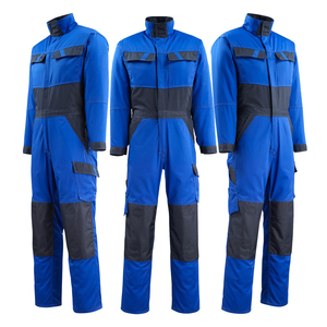 Hi Vis Twill Cotton Work Wear Coverall Suit <b>Men</b> Custom Drill Workwear <b>Overall</b> High Visibility Reflective Stripes Safety Uniform - Product Image 3