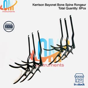 Juego de Instrumentos Ortopédicos Alemanes Kerrison Bayonet de 6 Piezas, Rongeurs para Huesos y Columna Vertebral, Retractor Quirúrgico Manual con Certificación CE | - Product Image 3