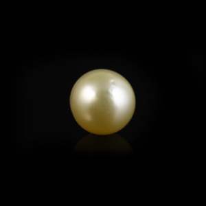 Perle dorée naturelle de 5,2 carats, pierre précieuse en vrac pour bijoux fins - Product Image 2