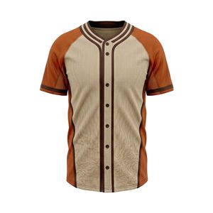 Camiseta de Béisbol con Botones Completos, Ribete Rojo y Negro, Ropa Deportiva de Color Contrastante, Camiseta de Béisbol Antipilling - Product Image 5