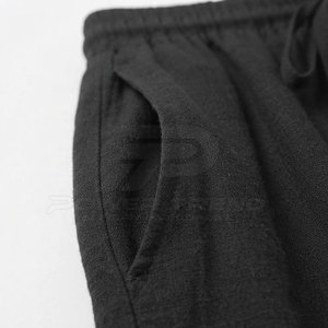 Low Price 100% Cotton <b>Women</b> Summer Mid Waist Wide Leg <b>Trouser</b> High Loose for Casual Wear <b>Workwear</b> and Daily Outfits - Product Image 6