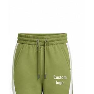 Custom Logo Pea White Color Blocking Tracksuit 100% Set Full <b>Zip</b> <b>Hooded</b> 450 Gsm Sweatshirt Pants - Product Image 4