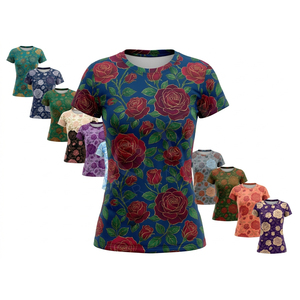 Fabricante de Ropa Deportiva Personalizada, Camiseta de Manga Corta, Verano, Corte Ajustado, Elástica, Cuello Redondo, Moda Urbana, Camisetas de Yoga - Product Image 1