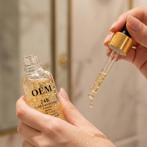 เซรั่มบำรุงผิวหน้าสุดหรูสีทอง24K สารสกัดจาก Tremella ให้ความชุ่มชื้นบำรุงผิวฉลากส่วนตัวดูแลผิวหน้า - Product Image 1