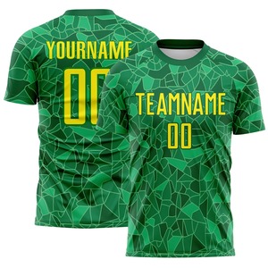 ชุดฟุตบอล เสื้อและกางเกงขาสั้นสำหรับผู้ชาย ชุดทีม แห้งเร็ว ระบายอากาศได้ดี ชุดกีฬาฟุตบอลแบบสั่งทำ - Product Image 2