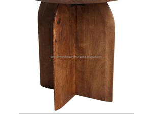 Modern <b>Solid</b> Mango <b>Wood</b> Coffee Table for Living Room Minimalist Design Made in Rajasthan - Product Image 5