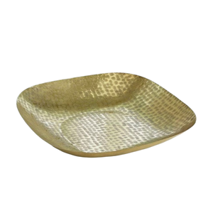 Plateau à chocolat en métal doré fait main, finition premium décorative, choix de cadeau, plateau de service de luxe pour mariage, fête, hôtel - Product Image 6