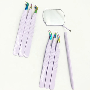 อุปกรณ์ต่อขนตา แหนบสำหรับต่อขนตา แหนบสแตนเลสสีตามสั่ง - Product Image 3