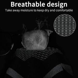 Pasamontañas 2026 con logo, liso, para exteriores, para ciclismo y motocicleta, con dobladillo extendido, diseño de calavera, máscara de esquí personalizada con 1 orificio - Product Image 3