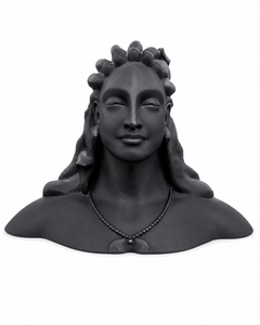 Escultura de Busto de Meditación Impresa en 3D en Negro Mate con Precisión de 0.1 mm y Acabado de Superficie Ultra Suave para Decoración de Hogar u Oficina - Product Image 4
