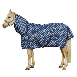 Full Neck Horse Turnout Rug 600D Ripstop Fabric Chevron Design <b>Waterproof</b> Rug Horse <b>Blanket</b> Custom Embroidered Equine Wear - Product Image 1