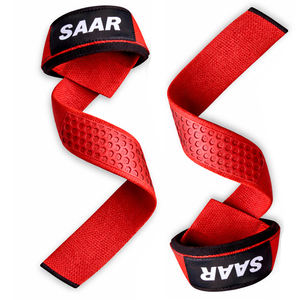 Top Selling Customized Color Logo Lifting Gym <b>Training</b> Lifting Straps Non Slip Cotton Neoprene Polyester Unisex Adjustable Grip - Product Image 3