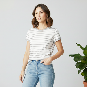 Camiseta Blanca de Secado Rápido, Ecológica, Antiarrugas para Mujer, con Forro Plateado, Manga Corta, Unisex, Calidad Premium Garantizada, 100% Algodón - Product Image 5