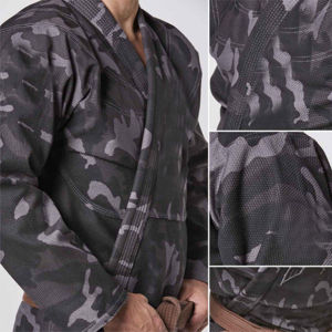 Combinaison de Jiu-Jitsu Brésilien (BJJ) personnalisée avec logo, extensible, respirante, légère, uniforme d'arts martiaux, vêtements de sport en coton durable pour le karaté - Product Image 4