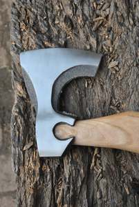 High Carbon Steel Hatchet <b>Axe</b> Wooden <b>Handle</b> Multi Purpose <b>Axe</b> for Camping Survival DIY - Product Image 5
