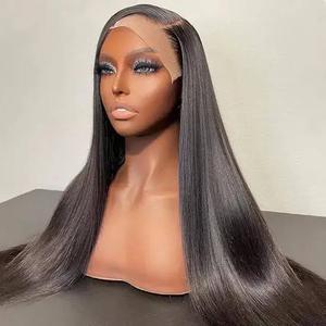Perruques Premium Sans Colle Cheveux Brésiliens Remy Double Trame Double Tissage Pointes Doublement Épaissies Facile à Porter Ajustement Sûr Texture Naturelle Permanente Incluse - Product Image 3
