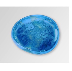 Pièce Unique en Résine Polie Écologique d'Origine Indienne, Vaisselle de Luxe au Design Moderne, Compatible Lave-Vaisselle, pour Fêtes et Événements Artistiques - Product Image 6