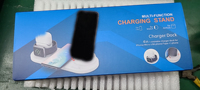 Station de charge sans fil 6 en 1 pour plusieurs appareils, support de charge pour Apple Smart Watch, chargeur rotatif 3 en 1