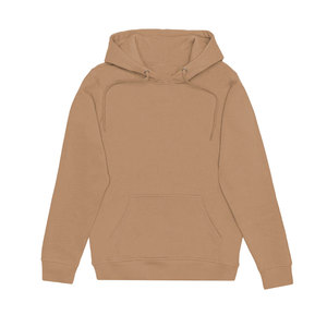 Men's Embroidered Hooded <b>Sweatshirt</b> Solid <b>Black</b> French Terry Casual Pullover Front Pocket Regular Fit 100% Cotton Spring - Product Image 4