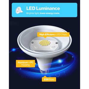 Confezione da 30 Faretti LED da Esterno 1050 Lumen 3000K Bianco Caldo Lampadina LED PAR38 CRI90 Equivalente a 100W per Casa, Patio, Vialetto - Product Image 3