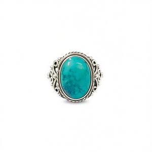 <b>Turquoise</b> Fashion <b>Ring</b> 5.9 Grams Weight - Product Image 2
