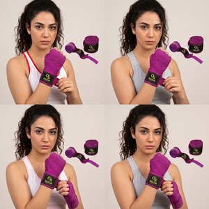 Vendas de Boxeo OAKSM de Algodón Azul, 2 Pulgadas de Ancho, 3 Pies de Largo, Autoadhesivas, Unisex, para Entrenamiento y Ejercicio en Todas las Estaciones - Product Image 4