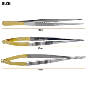 Porte-aiguilles dentaire Castroviejo 18 cm de haute qualité, ciseaux chirurgicaux orthodontiques pour implants, kit d'instruments médicaux dentaires - Product Image 2