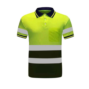 Chemises de travail à haute visibilité, vêtements de sécurité réfléchissants, tissu respirant en maille pour les travailleurs industriels - Product Image 3