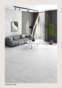 กระเบื้องพอร์ซเลนผิวด้านแกะสลัก ขนาด 24x24 นิ้ว พัฒนาขึ้นเพื่อการสื่อสารด้วยพื้นผิวที่เรียบง่ายและโครงสร้างพื้นที่สถาปัตยกรรมที่มั่นคง - Product Image 2